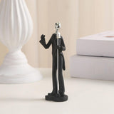 Maxbell 6Pcs Musician Player Statue Crafts Art Sculpture for Office Desktop Decor