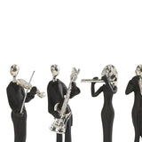 Maxbell 6Pcs Musician Player Statue Crafts Art Sculpture for Office Desktop Decor