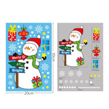 Maxbell 6x Christmas Window Clings Adorable Decals Decoration for Shop Fridge Door