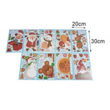 Maxbell Xmas Window Clings Reindeer Christmas Window Stickers for Bar Wall Ornaments