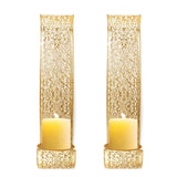 Maxbell Floral Decorative Metal Candles Holder Candelabras Tealight Candlestick