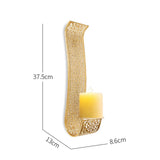 Maxbell Floral Decorative Metal Candles Holder Candelabras Tealight Candlestick