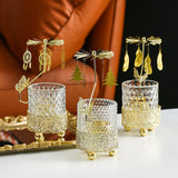 Maxbell Metal Rotating Candlestick Tealight Holder for Festival Fireplace Decor Christmas Tree