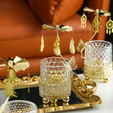 Maxbell Metal Rotating Candlestick Tealight Holder for Festival Fireplace Decor Christmas Tree