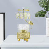 Maxbell Metal Rotating Candlestick Tealight Holder for Festival Fireplace Decor Dreamcatcher