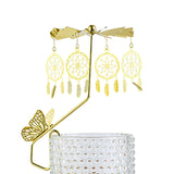 Maxbell Metal Rotating Candlestick Tealight Holder for Festival Fireplace Decor Dreamcatcher