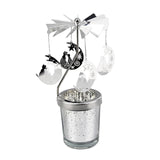 Maxbell Romantic Rotating Candle Holder Candlestick for Home Ornament Moon
