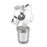 Maxbell Romantic Rotating Candle Holder Candlestick for Home Ornament Moon