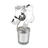 Maxbell Romantic Rotating Candle Holder Candlestick for Home Ornament Moon