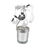 Maxbell Romantic Rotating Candle Holder Candlestick for Home Ornament Moon