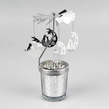 Maxbell Romantic Rotating Candle Holder Candlestick for Home Ornament Moon