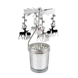 Maxbell Romantic Rotating Candle Holder Candlestick for Home Ornament Elk