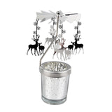 Maxbell Romantic Rotating Candle Holder Candlestick for Home Ornament Elk