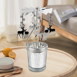 Maxbell Romantic Rotating Candle Holder Candlestick for Home Ornament Elk