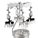 Maxbell Romantic Rotating Candle Holder Candlestick for Home Ornament Elk