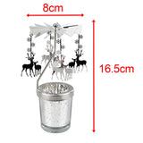 Maxbell Romantic Rotating Candle Holder Candlestick for Home Ornament Elk