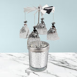 Maxbell Romantic Rotating Candle Holder Candlestick for Home Ornament Princess