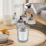 Maxbell Romantic Rotating Candle Holder Candlestick for Home Ornament Princess