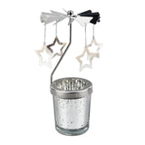 Maxbell Romantic Rotating Candle Holder Candlestick for Home Ornament Star