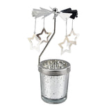 Maxbell Romantic Rotating Candle Holder Candlestick for Home Ornament Star