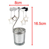 Maxbell Romantic Rotating Candle Holder Candlestick for Home Ornament Star