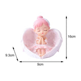 Maxbell Vinyl Ballerina Statue Mini Decoration for Party Anniversary Bookshelf Pink