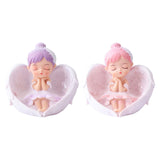 Maxbell Vinyl Ballerina Statue Mini Decoration for Party Anniversary Bookshelf Pink