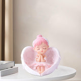 Maxbell Vinyl Ballerina Statue Mini Decoration for Party Anniversary Bookshelf Pink