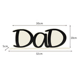 Maxbell Photo Frame Father's Birthday Gift Tabletop Ornament Dad Image Picture Frame Black