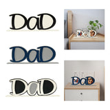 Maxbell Photo Frame Father's Birthday Gift Tabletop Ornament Dad Image Picture Frame Black