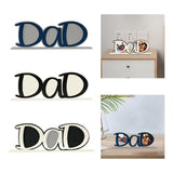 Maxbell Photo Frame Father's Birthday Gift Tabletop Ornament Dad Image Picture Frame Black
