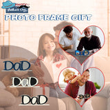 Maxbell Photo Frame Father's Birthday Gift Tabletop Ornament Dad Image Picture Frame Black