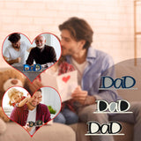 Maxbell Photo Frame Father's Birthday Gift Tabletop Ornament Dad Image Picture Frame Black