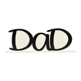 Maxbell Photo Frame Father's Birthday Gift Tabletop Ornament Dad Image Picture Frame Black