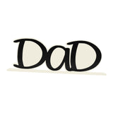 Maxbell Photo Frame Father's Birthday Gift Tabletop Ornament Dad Image Picture Frame Black