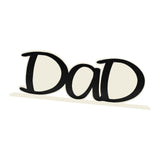 Maxbell Photo Frame Father's Birthday Gift Tabletop Ornament Dad Image Picture Frame Black