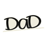 Maxbell Photo Frame Father's Birthday Gift Tabletop Ornament Dad Image Picture Frame Black