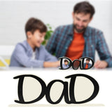 Maxbell Photo Frame Father's Birthday Gift Tabletop Ornament Dad Image Picture Frame Black