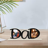 Maxbell Photo Frame Father's Birthday Gift Tabletop Ornament Dad Image Picture Frame Black