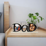 Maxbell Photo Frame Father's Birthday Gift Tabletop Ornament Dad Image Picture Frame Black
