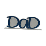 Maxbell Photo Frame Father's Birthday Gift Tabletop Ornament Dad Image Picture Frame Blue