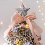Maxbell Mini Christmas Tree with LED String Lights for Office Living Room 45cm