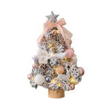 Maxbell Mini Christmas Tree with LED String Lights for Office Living Room 45cm
