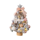 Maxbell Mini Christmas Tree with LED String Lights for Office Living Room 45cm