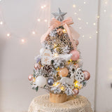 Maxbell Mini Christmas Tree with LED String Lights for Office Living Room 45cm