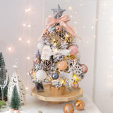 Maxbell Mini Christmas Tree with LED String Lights for Office Living Room 45cm