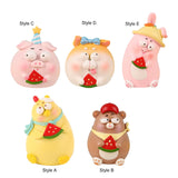 Maxbell Lovely Car Statue Decoration Statuette for Home Cabinet Center Console Style A