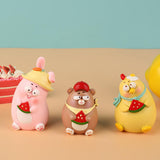 Maxbell Lovely Car Statue Decoration Statuette for Home Cabinet Center Console Style B