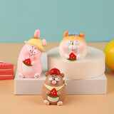 Maxbell Lovely Car Statue Decoration Statuette for Home Cabinet Center Console Style C