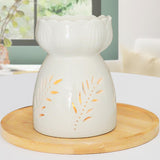 Maxbell Household Ceramic Tealight Holder Fragrance for Christmas Hotel Living Room